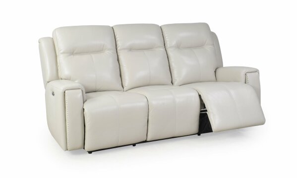 United 3 Seater Twin Power Recliner & Headrests