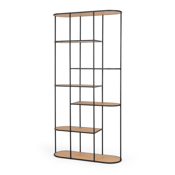 Deco Display / Bookcase - Natural Oak