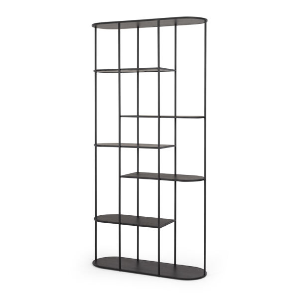 Deco Display / Bookcase - Black Oak