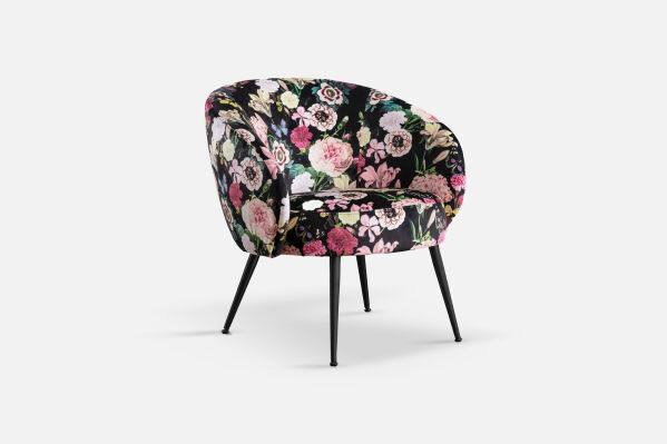 Tribeca Chair - Floral Velvet