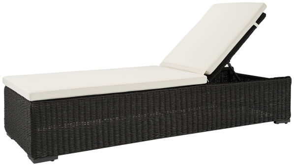 Orlando Sunlounger - Black Twist