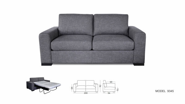 Globe 2.5 Seater Sofa Bed