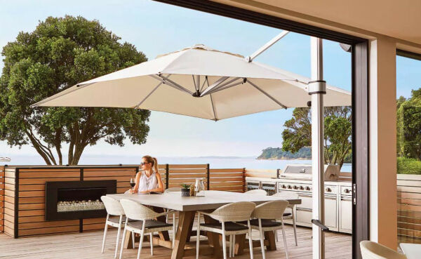 Shade7 Riviera 3m Square Cantilever Umbrella V4