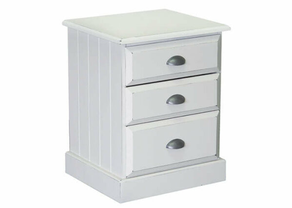 Andorra 3 Drawer Bedside